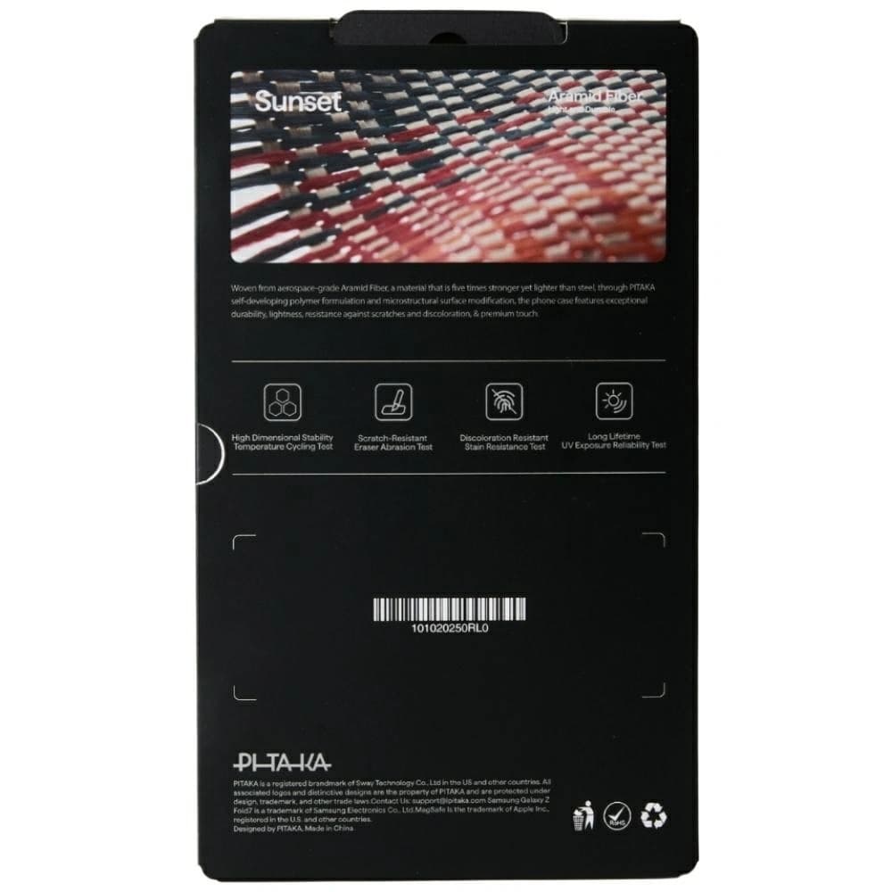 PITAKA Ultra-Slim MagSafe Samsung Galaxy Z Fold7 sunset - 7