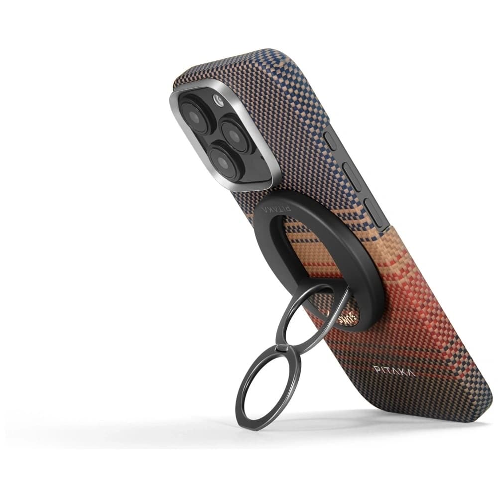 PITAKA MagEZ Grip 3 Suport Magnetic pentru Deget MagSafe cu Funcție de Stand Apus - 8