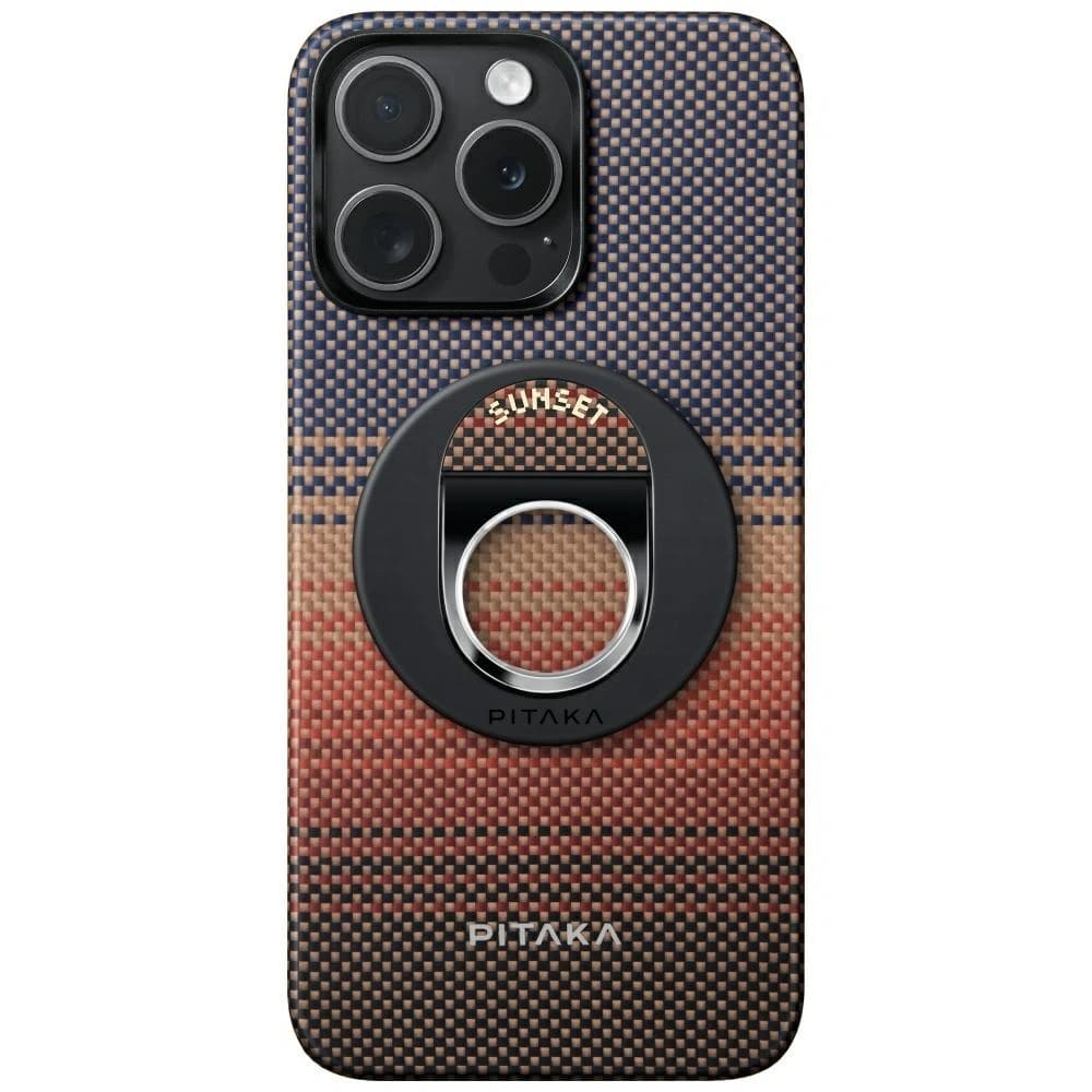 PITAKA MagEZ Grip 3 Suport Magnetic pentru Deget MagSafe cu Funcție de Stand Apus - 11