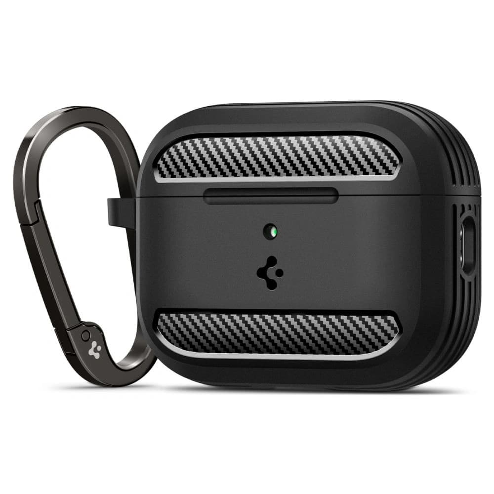 Spigen Rugged Armor Apple AirPods Pro 3 Matt Schwarz - 1