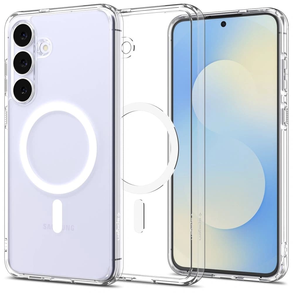 Spigen Ultra Hybrid Mag MagSafe Samsung Galaxy S25 FE Klar/weiß - 1