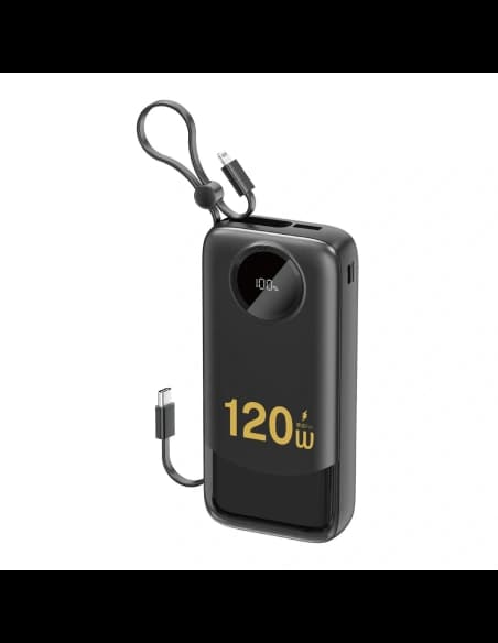 Powerbank Dudao K13Pro 20000mAh cu cablu încorporat negru