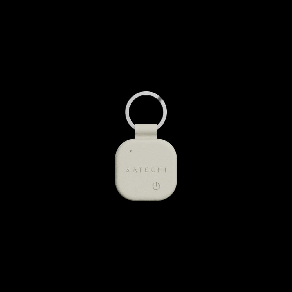 Satechi FindAll Keychain Locator compatible with Apple Find My (sand) - 1