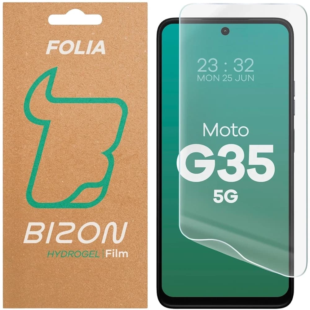 Bizon Glass Hydrogel Elülső Motorola Moto G35 5G