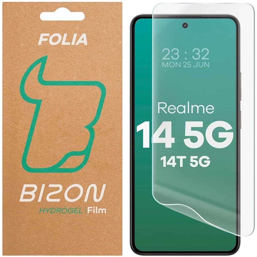 Bizon Glass Hydrogel Elülső Realme 14 5G / 14T 5G