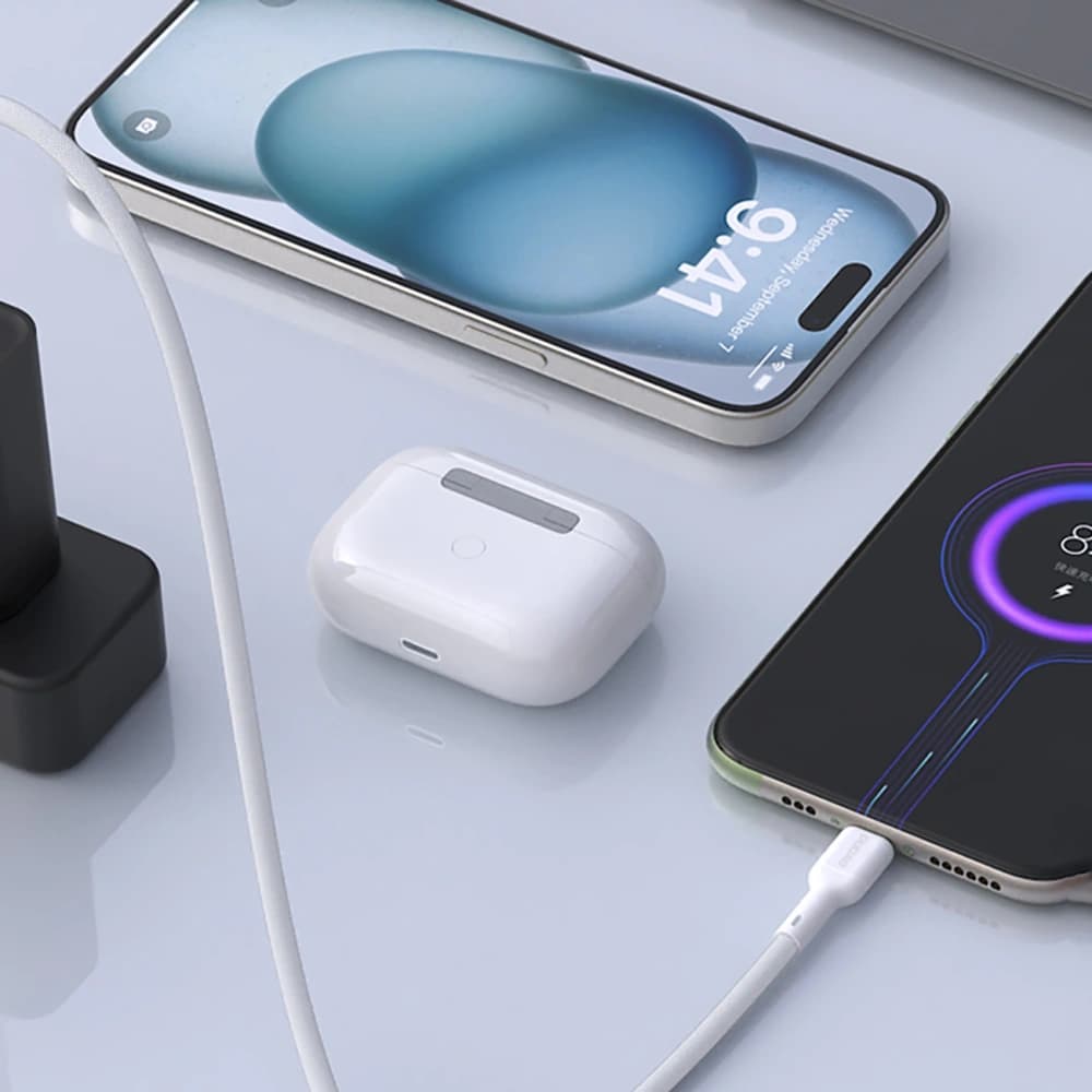 Dudao L9T 5A USB-A / USB-C 1m alb - 2