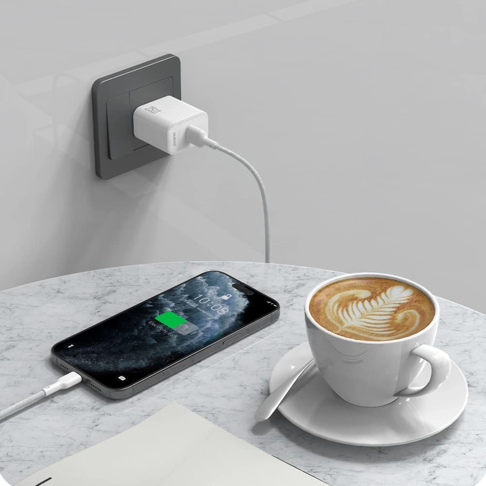 Dudao L9T 5A USB-A / USB-C 1m alb - 3