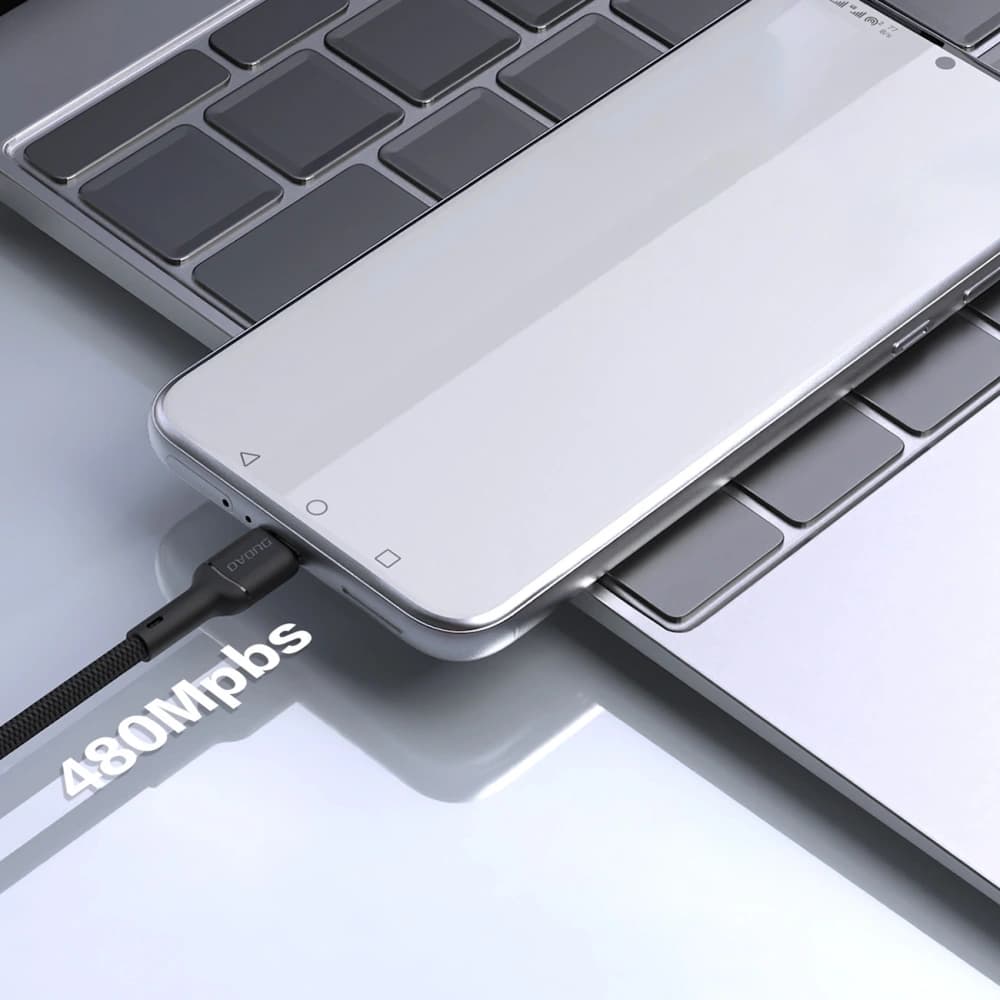 Dudao L9T 5A USB-A / USB-C 1m fekete - 3
