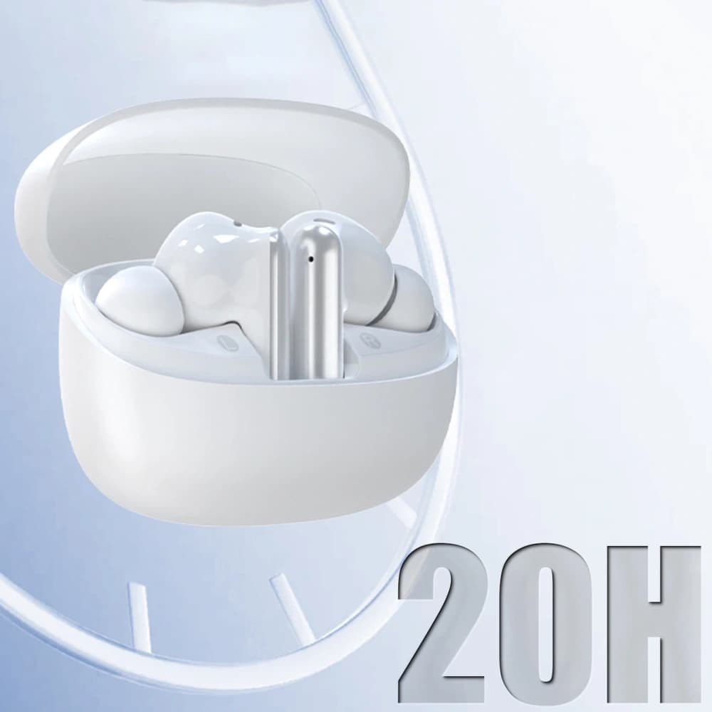 Dudao U21 TWS ANC ENC Vezeték nélküli In-Ear Fülhallgató Bluetooth 5.4 Fehér - 3