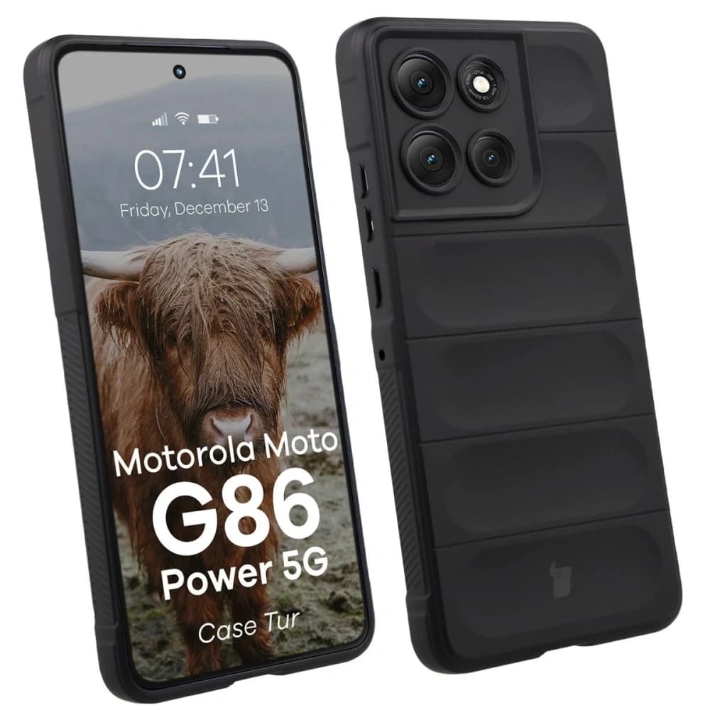 Bizon Case Tur Motorola Moto G86 Power 5G schwarz