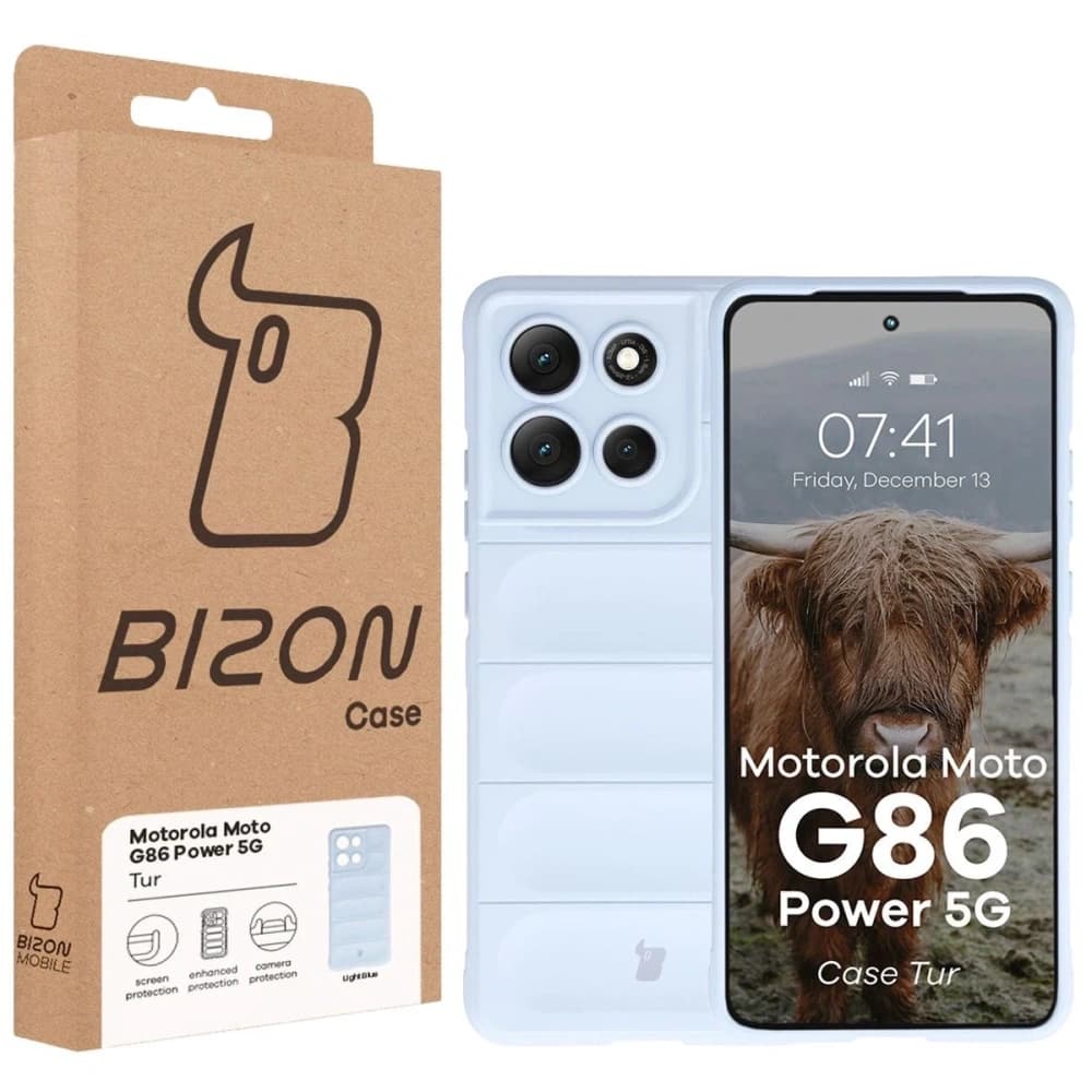 Bizon Case Tur Motorola Moto G86 Power 5G hellblau - 8
