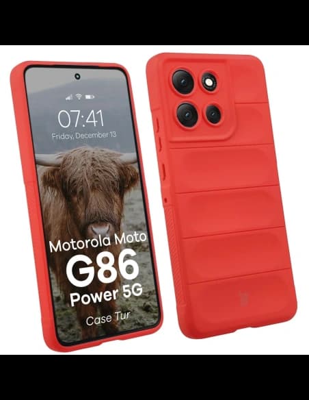 Bizon Case Tur Motorola Moto G86 Power 5G rot