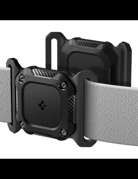 Spigen Tough Armor Apple AirTag 1 / 2 Guler pentru Pisici Negru