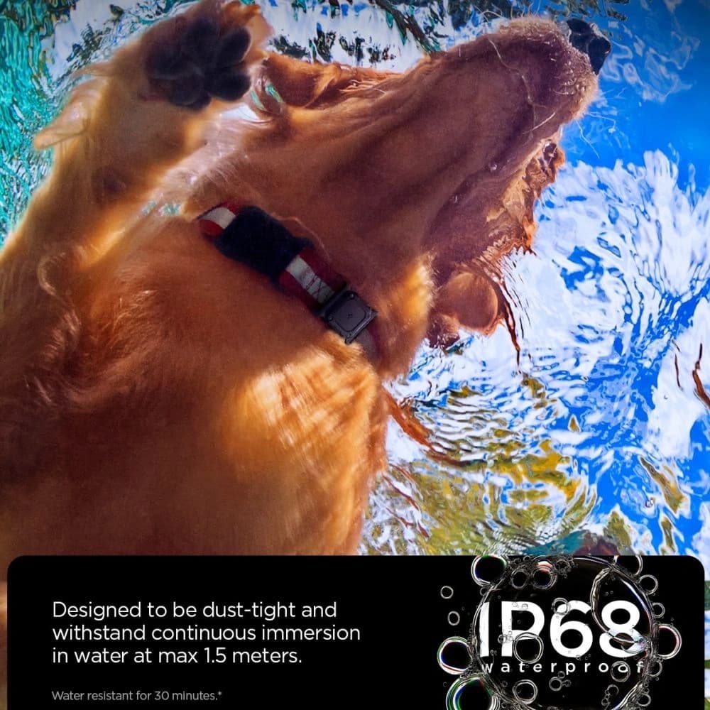 Spigen Tough Armor Apple AirTag 1 / 2 Guler pentru Pisici Negru - 5