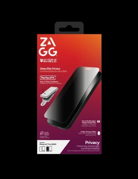 ZAGG Invisibleshield Glass Elite Privacy Apple iPhone 17 Pro