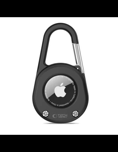 Tech-Protect Slidelock Carabinier Cheie Apple AirTag 1 / 2 Negru
