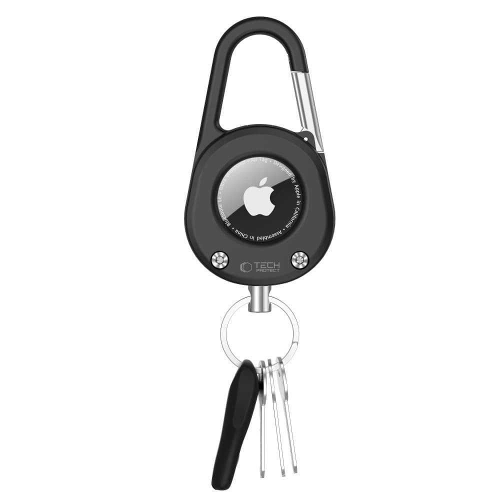 Tech-Protect Slidelock Carabinier Cheie Apple AirTag 1 / 2 Negru - 2