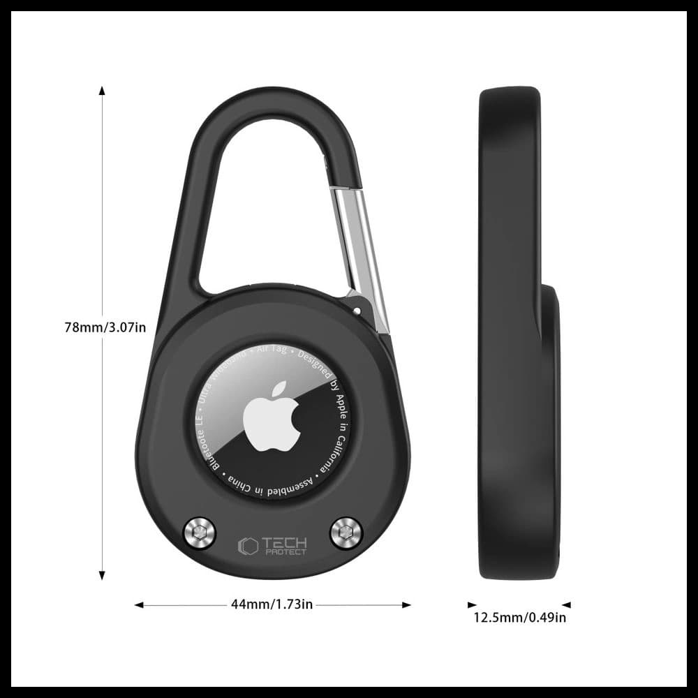 Tech-Protect Slidelock Carabinier Cheie Apple AirTag 1 / 2 Negru - 6
