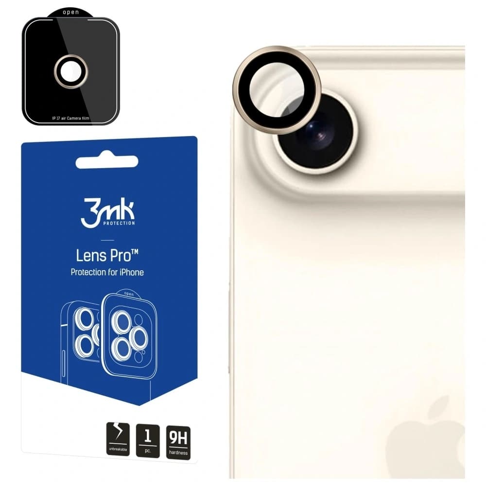 3MK Lens Protection Pro Apple iPhone Air gold - 1