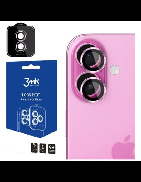 3MK Ochrana objektivu Pro Apple iPhone 17 fialová