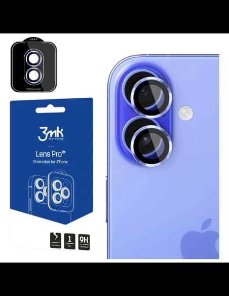 3MK Ochrana objektivu Pro Apple iPhone 17 modrá