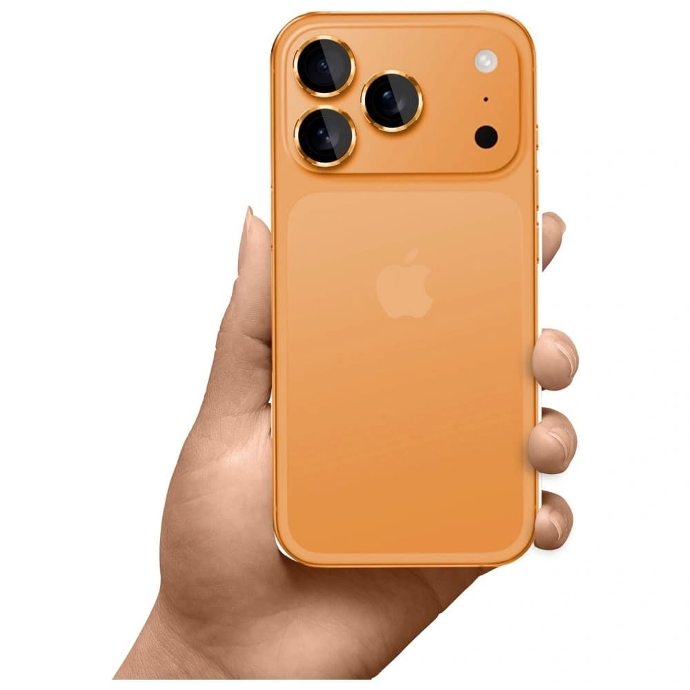 3MK Ochrana objektivu Pro Apple iPhone 17 Pro / 17 Pro Max oranžová - 7