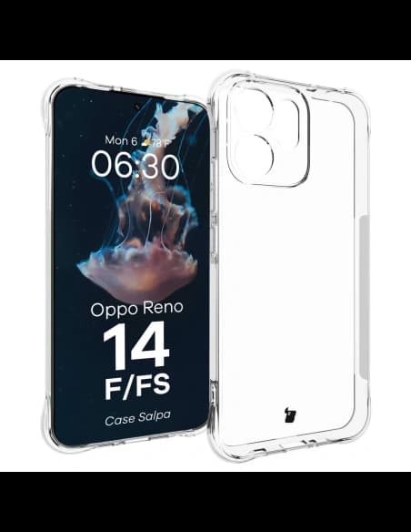 Bizon Case Salpa Oppo Reno 14 F / 14 FS klar