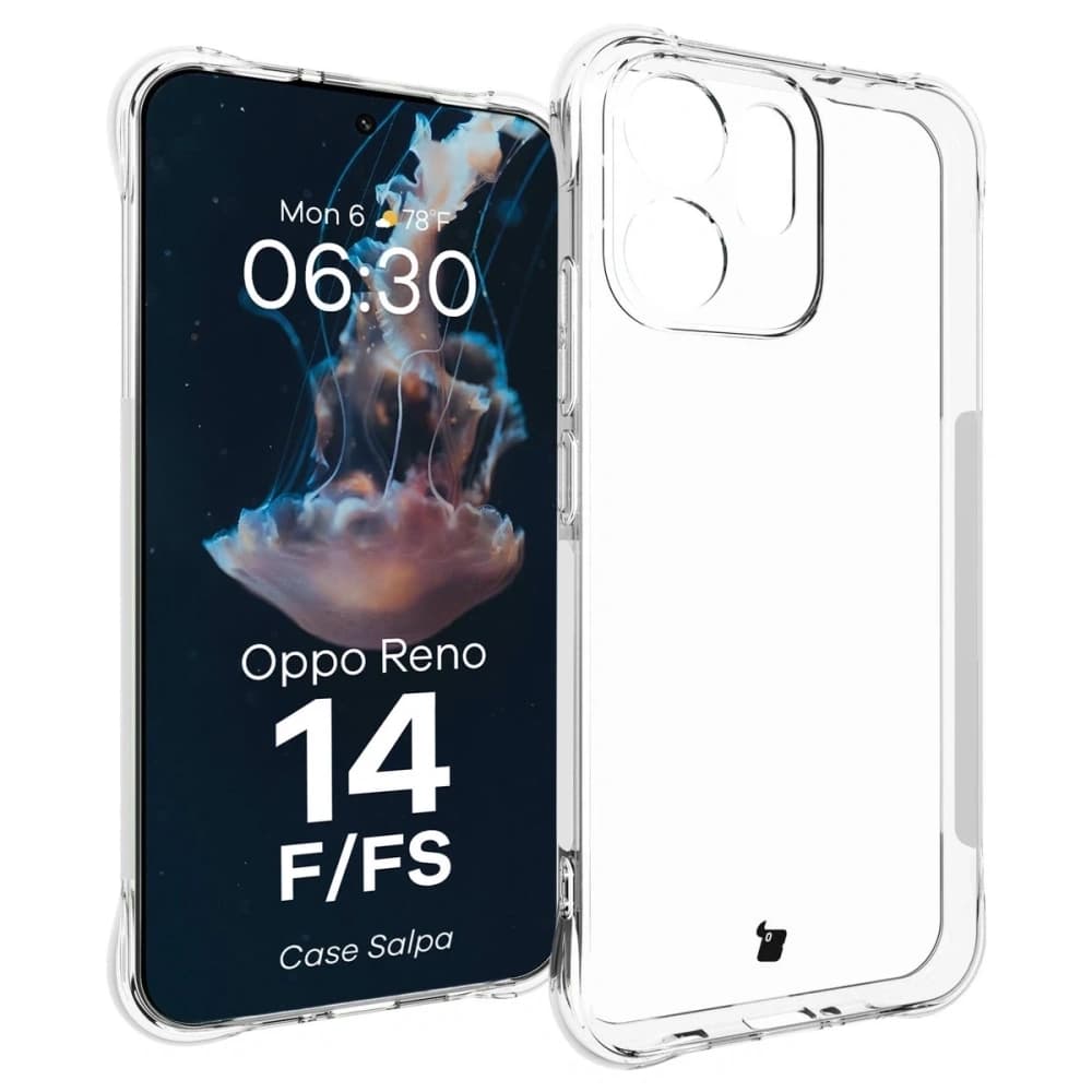 Bizon Case Salpa Oppo Reno 14 F / 14 FS klar