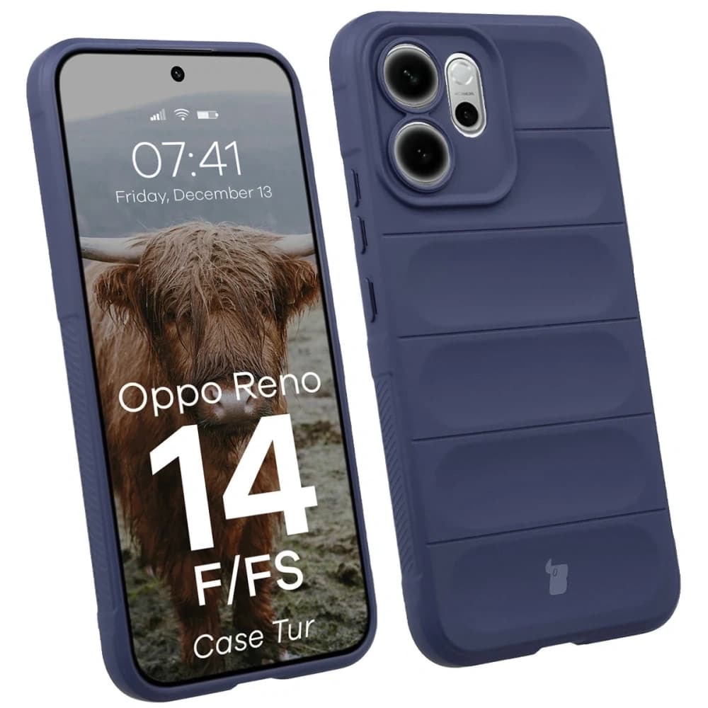 Bizon pouzdro Tur Oppo Reno 14 F / 14 FS námořnická modrá - 1