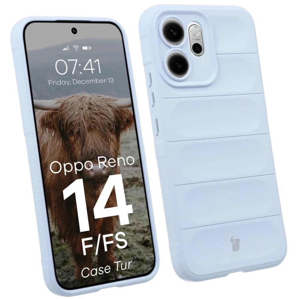 Bizon Case Tur Oppo Reno 14 F / 14 FS hellblau