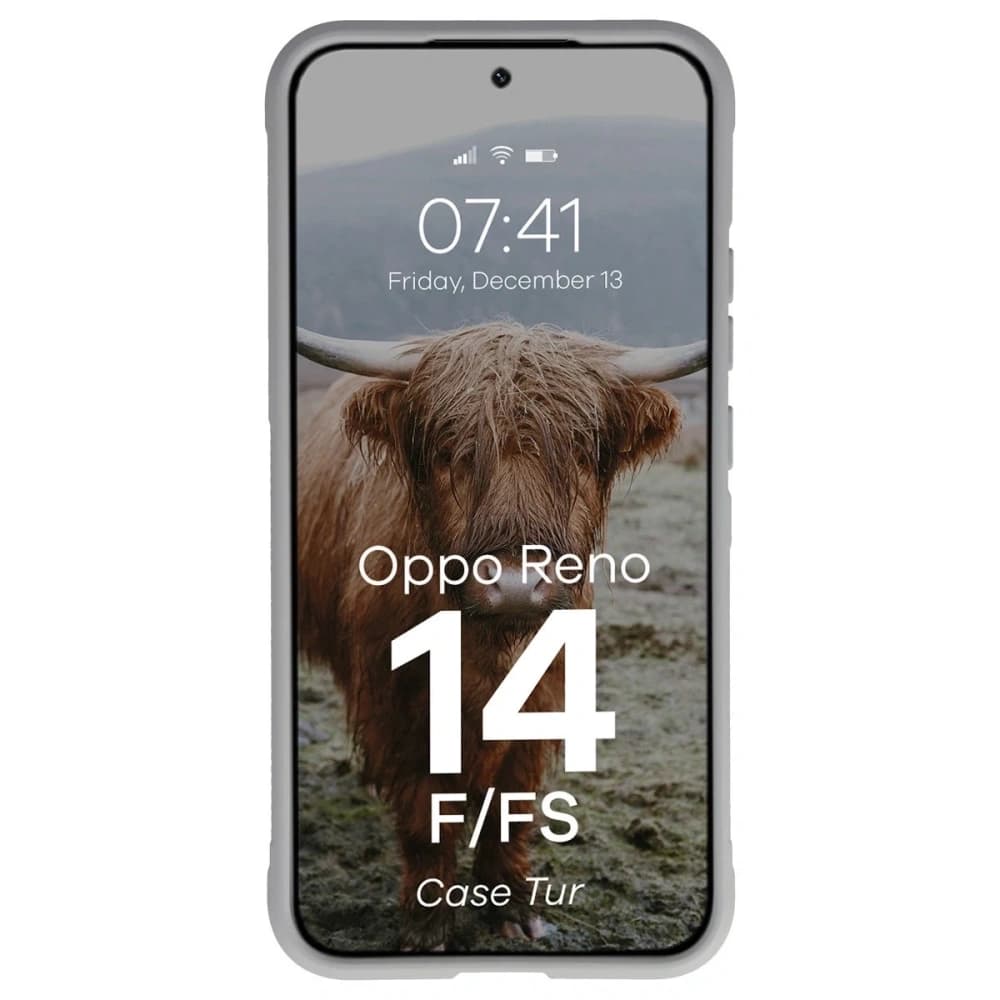 Bizon Case Tur Oppo Reno 14 F / 14 FS světle šedá - 5
