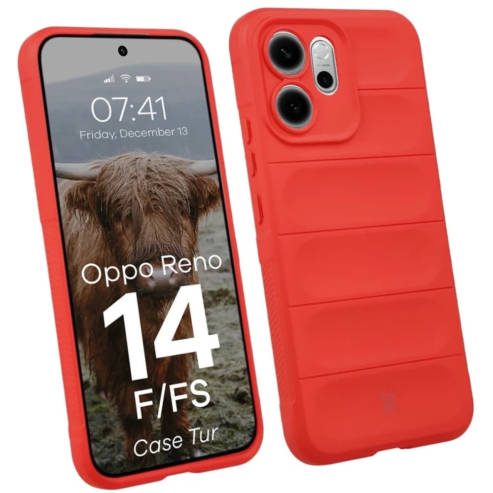Caz Bizon Tur Oppo Reno 14 F / 14 FS roșu - 1