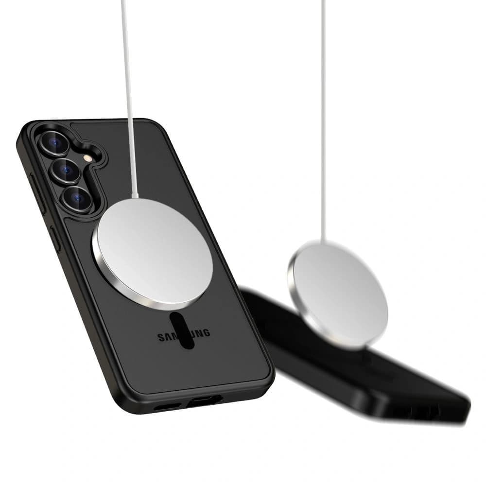 Tech-Protect MagMat MagSafe Samsung Galaxy S25 FE Matt Schwarz - 2