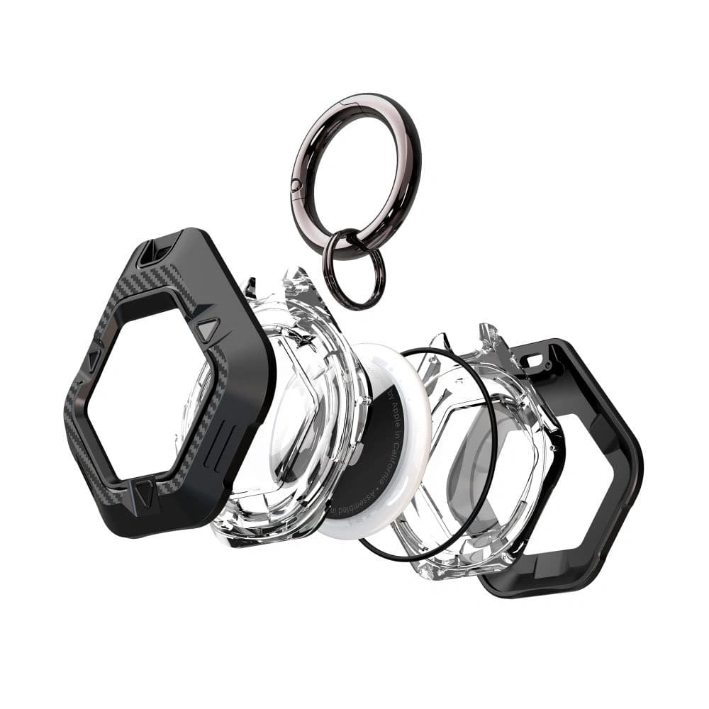 Tech-Protect Defense Apple AirTag 1 / 2 Fekete - 4