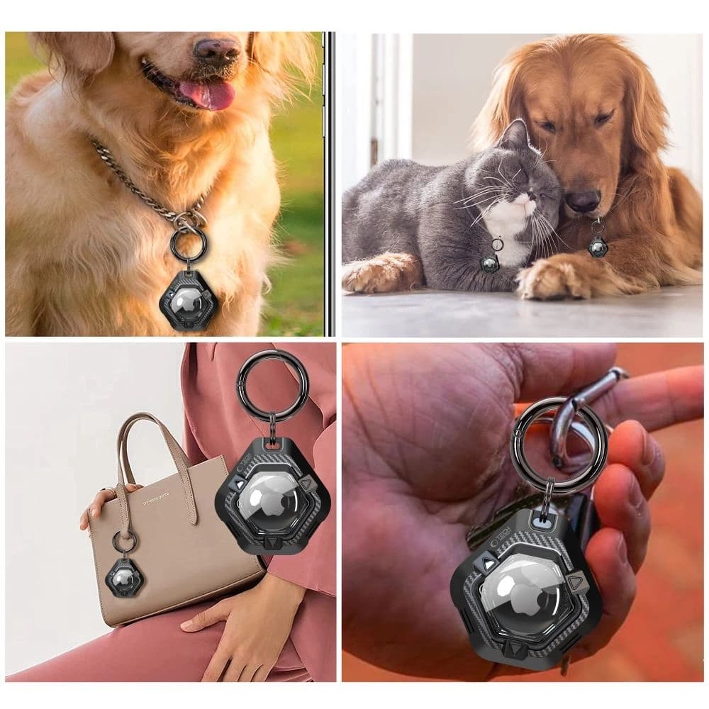 Tech-Protect Defense Apple AirTag 1 / 2 Fekete - 8