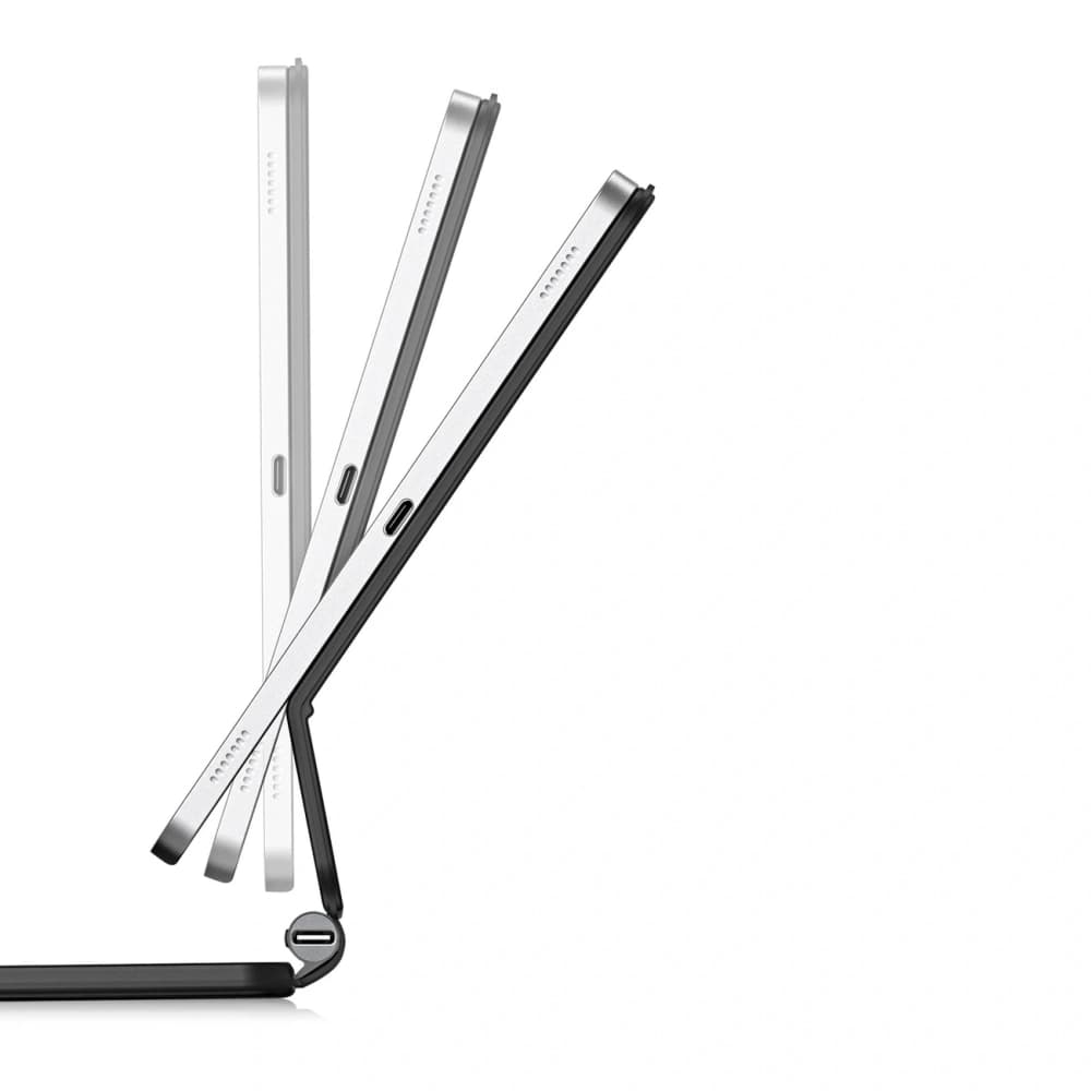 Dux Ducis Keyboard MK Sorozat Bluetooth Samsung Galaxy Tab S9+ Plus / S8+ Plus / S7+ Plus fekete - 9