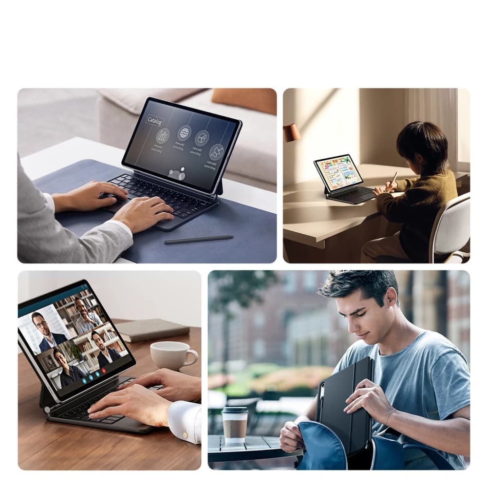 Dux Ducis MK Sorozat Billentyűzet Bluetooth Samsung Galaxy Tab S9 / S8 / S7 fekete - 6