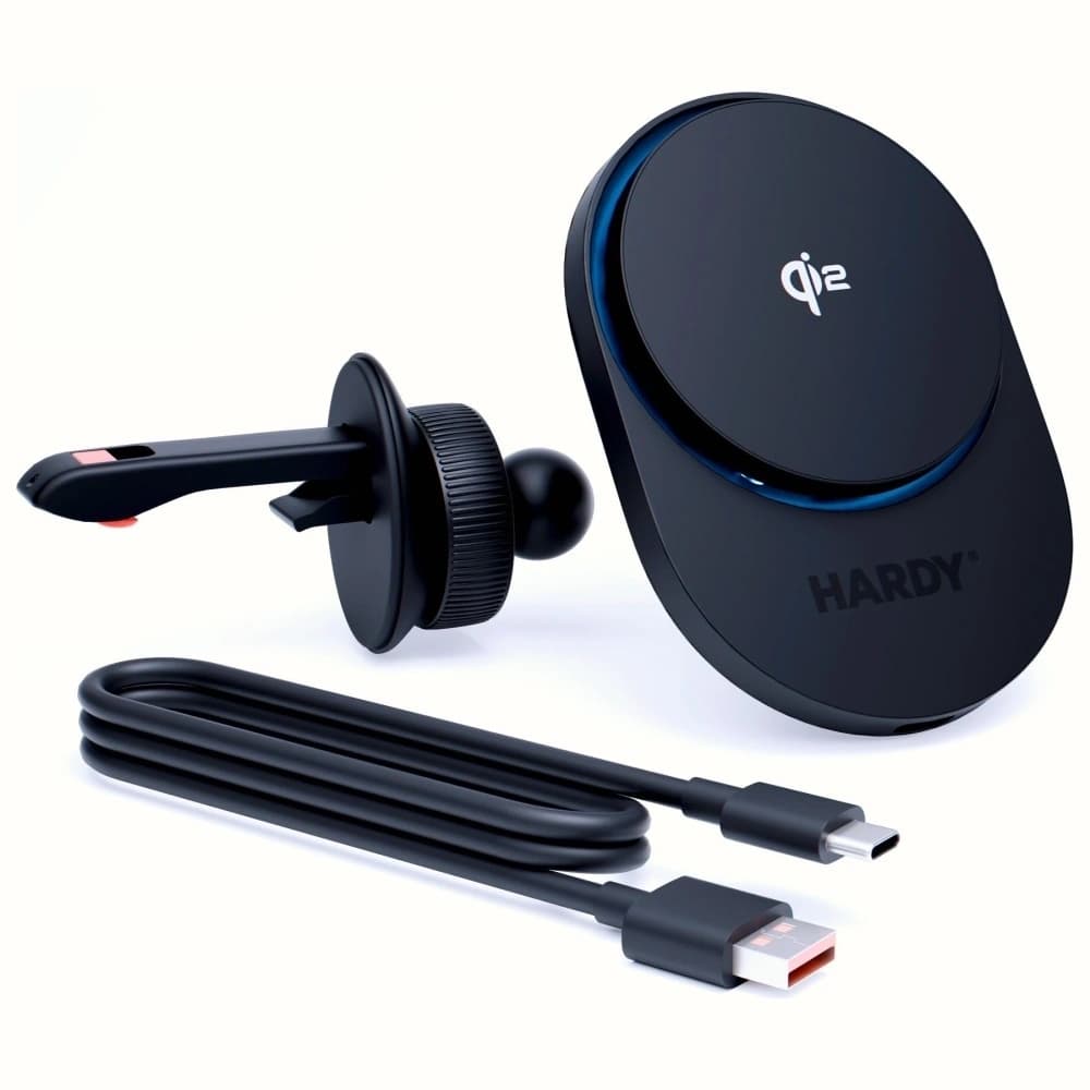3MK Hardy AeroCharger 15W MPP Qi2 schwarzes kabelloses Ladegerät - 2