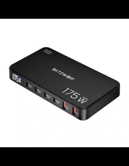 Blitzwolf BW-S30 6-v-1 Nabíjecí stanice 4xUSB-C, 2xUSB-A 175W