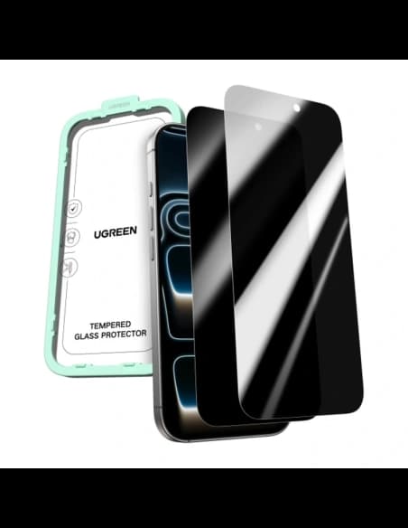 Ugreen SP1156 Edzett Üveg Adatvédelmi Képernyővédő Apple iPhone 17 Pro Max [2 CSOMAG]