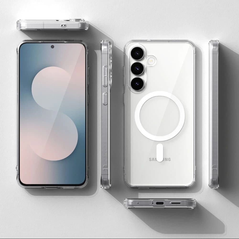 Ringke Fusion Magnetic MagSafe Samsung Galaxy S25 FE Klar - 5