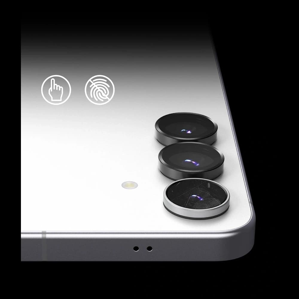 Ringke Kamera Keret Védő Samsung Galaxy S25 FE Fekete [2 CSOMAG] - 5