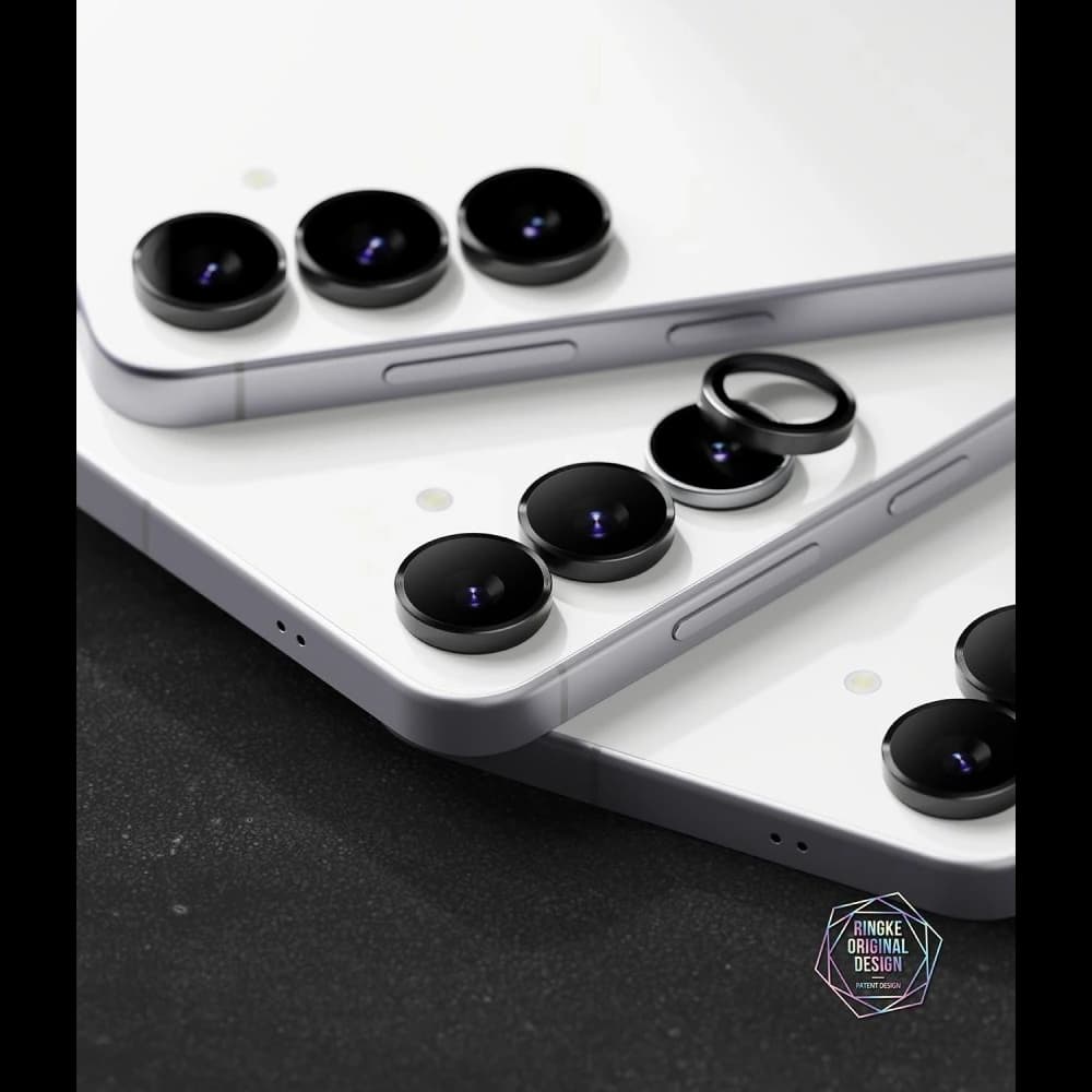 Ringke Kamera Keret Védő Samsung Galaxy S25 FE Fekete [2 CSOMAG] - 6