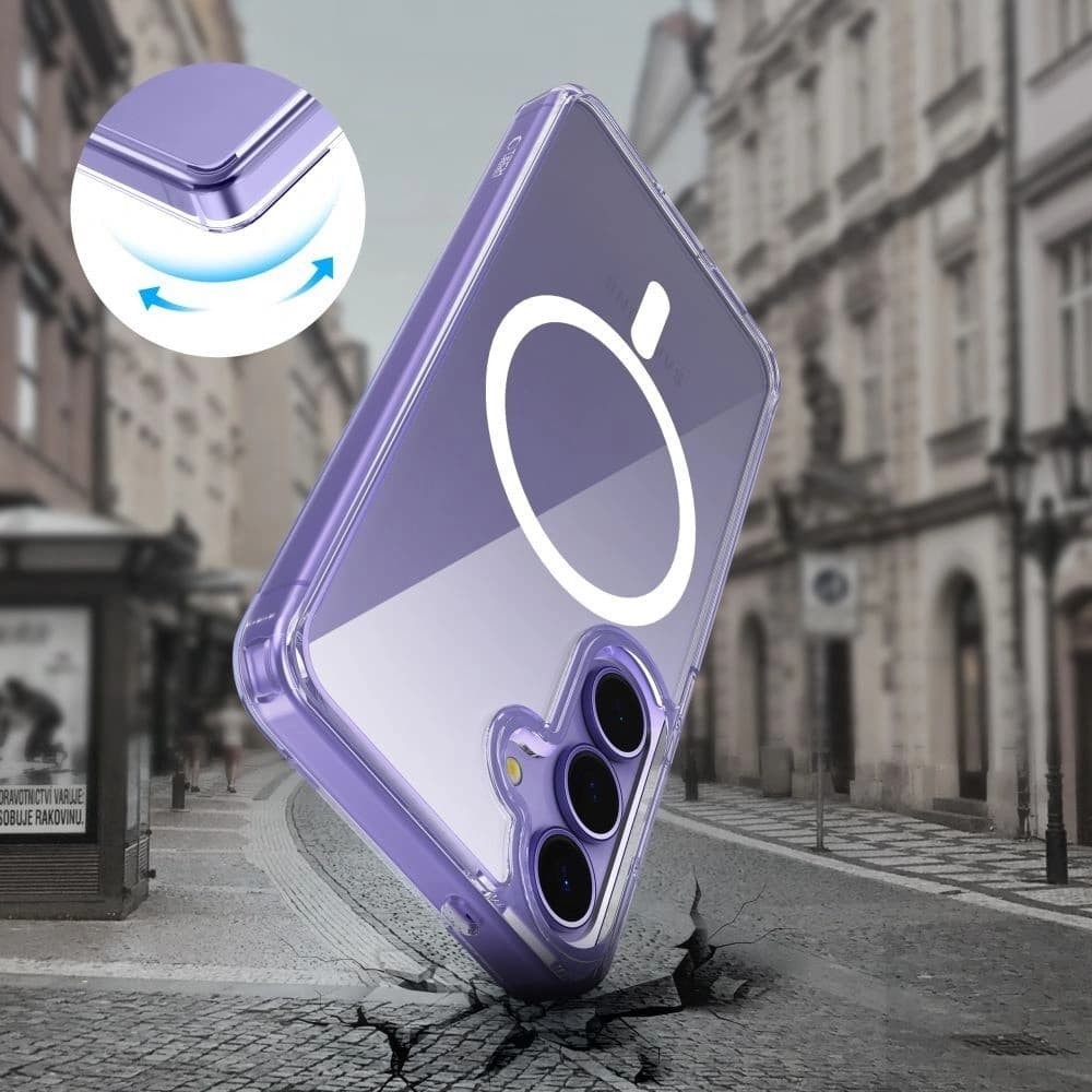 Tech-Protect Flexair Hybrid MagSafe Samsung Galaxy S25 FE Klar - 5