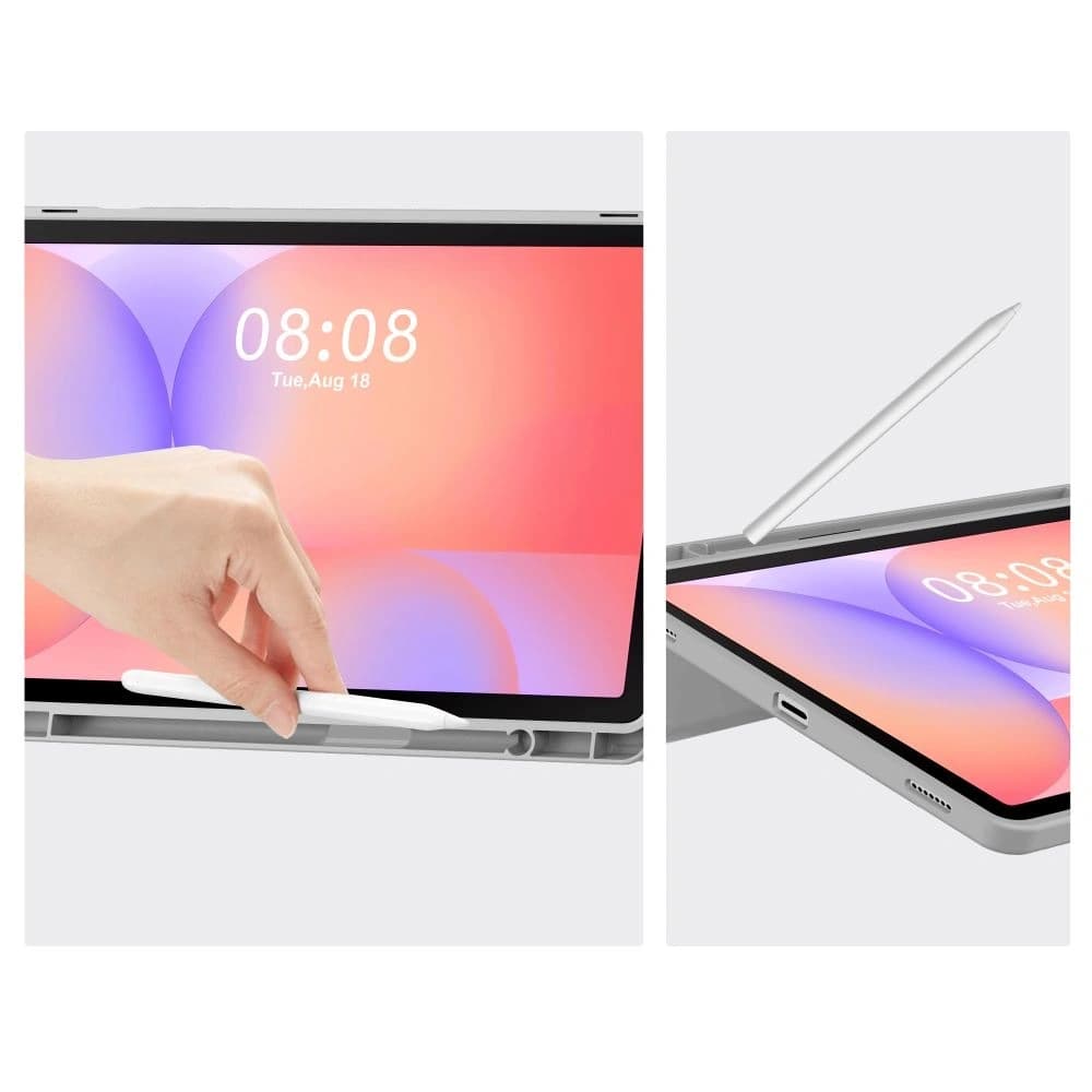 Tech-Protect SmartCase Pen Samsung Galaxy Tab S9 11.0 / S9 FE / S10 FE / S10 Lite 10.9 X710 / X716b / X510 / X516b / X520 / X526 / X400 / X406b Šedá - 7