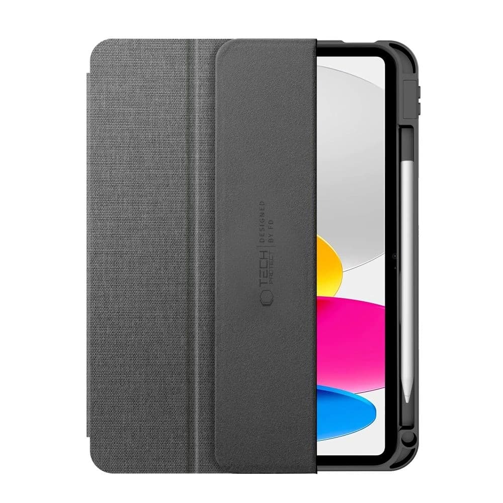 Tech-Protect SmartCase Pen Canvas Apple iPad 10.9" 2022 / 11" 2025 Charcoal Grey - 4