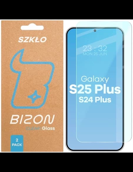 Bizon Glass Clear Duo Galaxy S25+ Plus / S24+ Plus [2 PACHET]