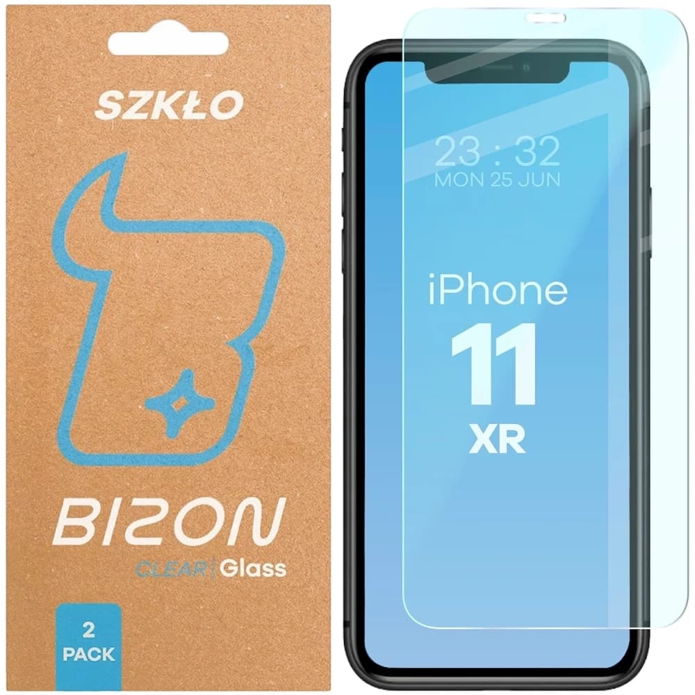 Bizon Glass Clear Duo iPhone 11 / XR [2 BALENÍ] - 1