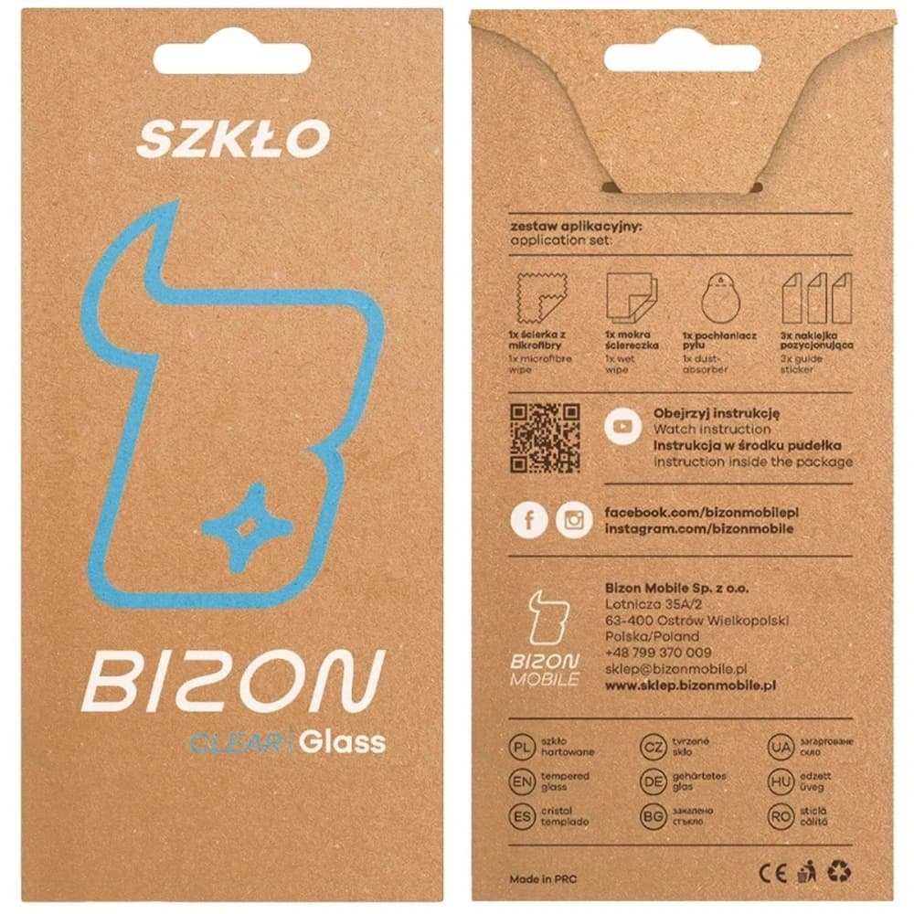 Bizon Glass Clear Duo iPhone 12 / 12 Pro [2 BALENÍ] - 5