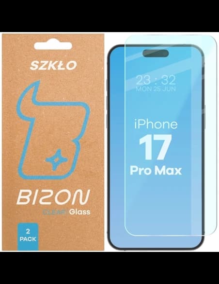 Bizon Glass Clear Duo iPhone 17 Pro Max [2 CSOMAG]